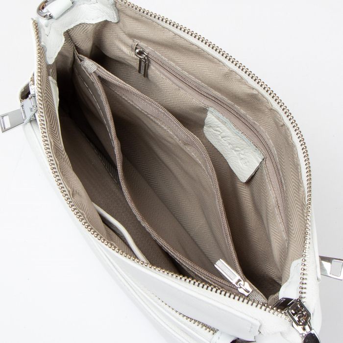 Жіноча шкіряна сумка ALEX RAI 3011 white купити недорого в Ти Купи