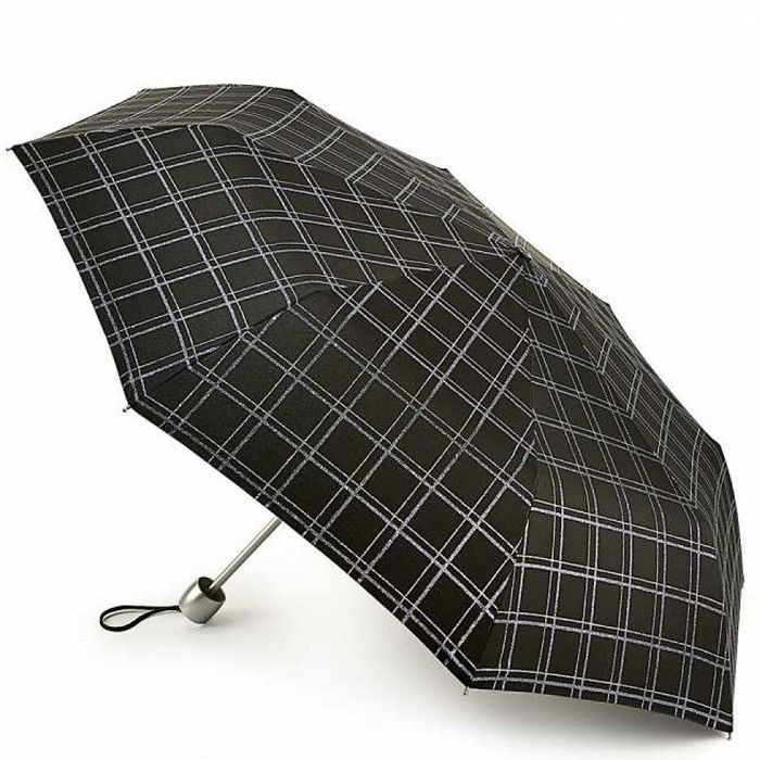 Механический женский зонт Fulton Minilite-2 L354 Sparkle Check (Яркая клетка) купить недорого в Ты Купи