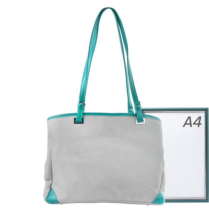 Женская сумочка из кожзама LASKARA LK-10242-grey купить недорого в Ты Купи