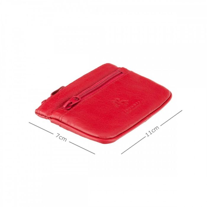 Шкіряна ключниця Visconti CP3 (Red) купити недорого в Ти Купи
