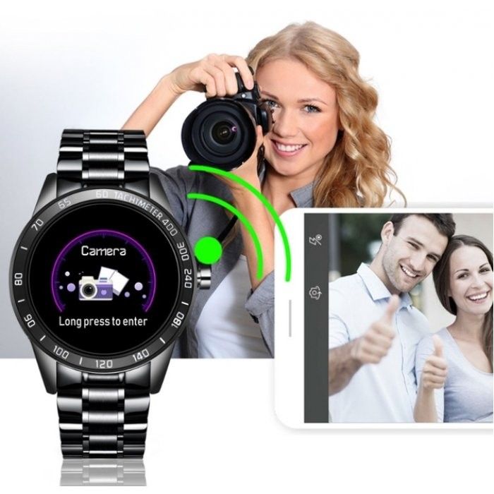 Мужские смарт-часы SMART LIGE OMEGA BLACK (2355) купить недорого в Ты Купи