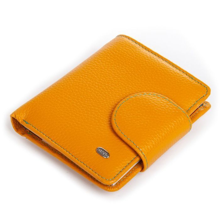 Шкіряний жіночий гаманець Rainbow DR. BOND WRS-415-1 yellow купити недорого в Ти Купи