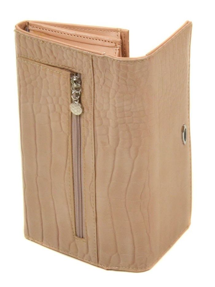 Жіночий стильний бежевий гаманець Cossrol Rose Series-1 WD-51 beige купити недорого в Ти Купи
