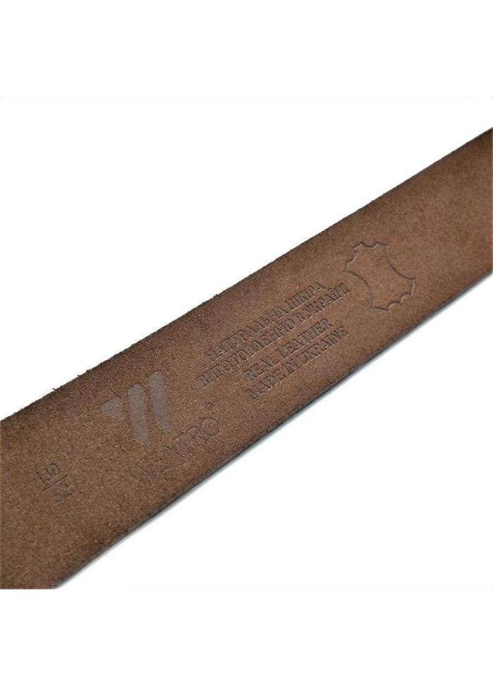Кожаный мужской ремень Weatro 115-120 см Цвет Темно-коричневый m-kozh43-wtrua-0021 купить недорого в Ты Купи