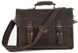 Мужской кожаный портфель Vintage 14246 Темно-коричневый