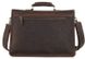 Мужской кожаный портфель Vintage 14246 Темно-коричневый