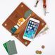 Кожаный бумажник Hi Art WP-05 Let's Go Travel рыжий Рыжий