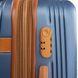 Комплект чемоданов 2/1 ABS-пластик PODIUM 8387 blue змейка 31491