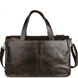 Чоловіча шкіряна сумка Vintage 14526 Темно-коричневий