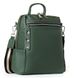 Женская кожаный рюкзак ALEX RAI 8781-9 green