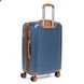 Комплект чемоданов 2/1 ABS-пластик PODIUM 8387 blue змейка 31491
