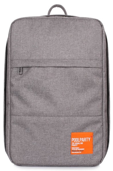 Рюкзак для ручного багажного пулучного центру сірий купити недорого в Ти Купи