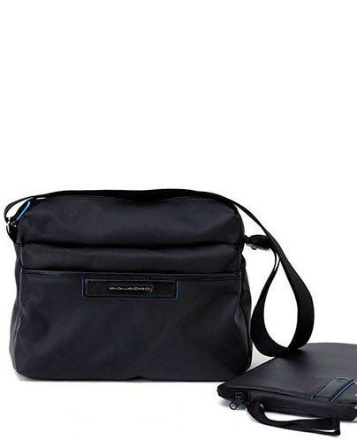 Жіноча чорна сумка Piquadro Aki (BD3292AK_N) купити недорого в Ти Купи