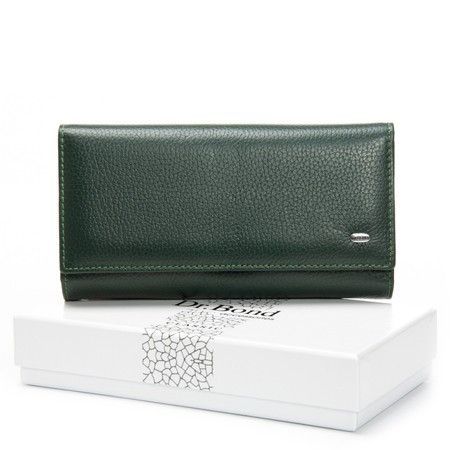 Женский кожаный кошелек Bright DR. BOND W46 green купить недорого в Ты Купи