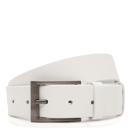 Мужской кожаный ремень Borsa Leather V1125FX14-white купить недорого в Ты Купи