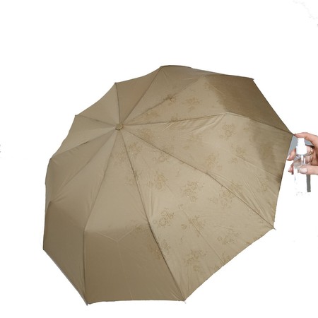 Женский зонт-напівавтомат Bellisimo Flower land 10 спиць Бежевий (461-1) купити недорого в Ти Купи