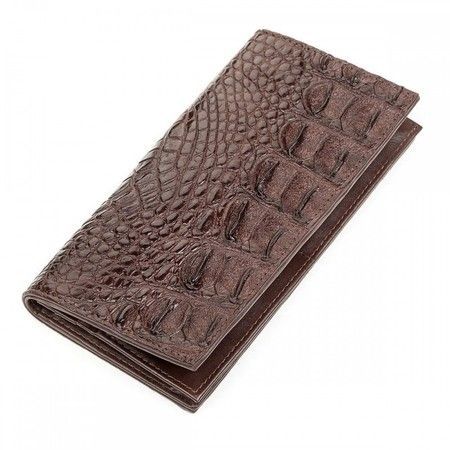 Кошелек из натуральной кожи крокодила Ekzotic Leather cw 77 купить недорого в Ты Купи