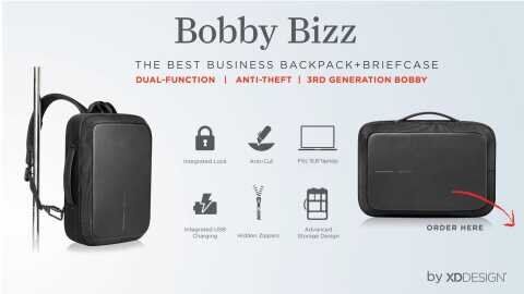 Рюкзак для ноутбука XD Design Bobby Bizz P705.571 купити недорого в Ти Купи
