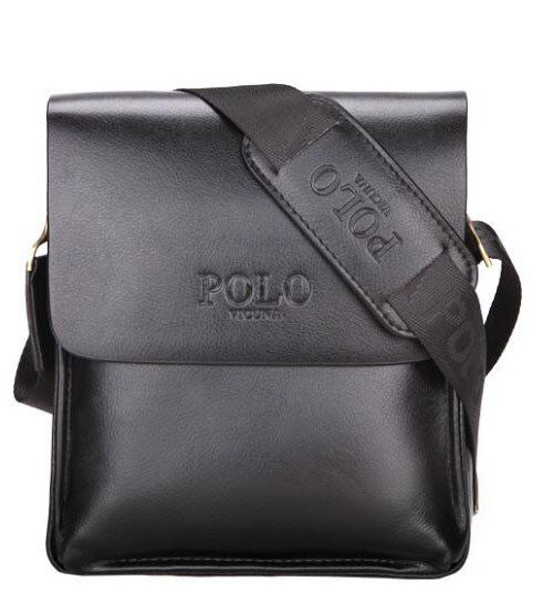 Чоловіча сумка через плече з PU-шкіри Polo 8801-1 купити недорого в Ти Купи