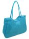Женская голубая Летняя пляжная сумка Podium /1331 blue