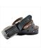 Женский кожаный ремень Weatro 3,3х110-115 см Темно-коричневый lmn-zh-33k-022