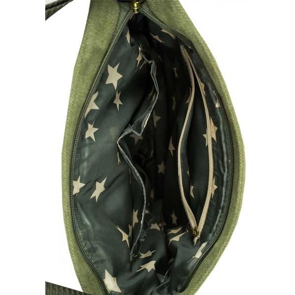 Женская сумка через плечо Exodus America Зеленая P0202Ex882 купить недорого в Ты Купи