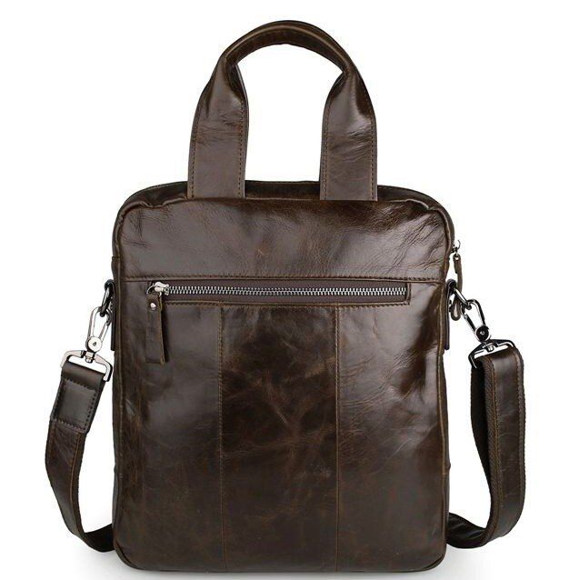 Чоловіча шкіряна сумка Vintage 14233 Коричневий купити недорого в Ти Купи