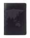 Чорна обкладинка для паспорта зі шкіри HiArt PC-02-S19-4205-T001 Чорний