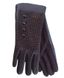 Женские стрейчевые перчатки чёрные 187s2 M