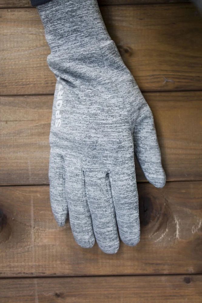 Перчатки сенсорные женские трикотажные светло-серый меланж 5171-3s1 S купить недорого в Ты Купи