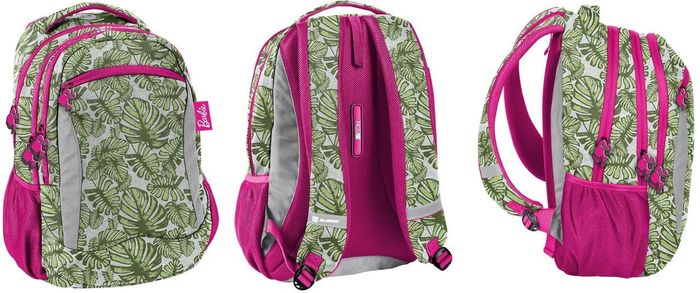 Жіночий міський рюкзак 25л Пасо Барбі Тропічні листи BAL-2808 купити недорого в Ти Купи