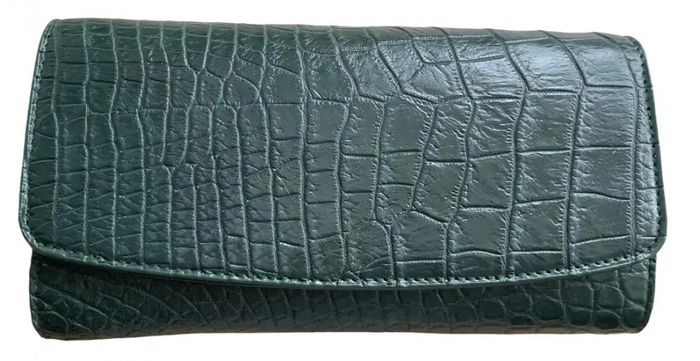 Гаманець з натуральної шкіри крокодила Ekzotic Leather CW 95_3 купити недорого в Ти Купи