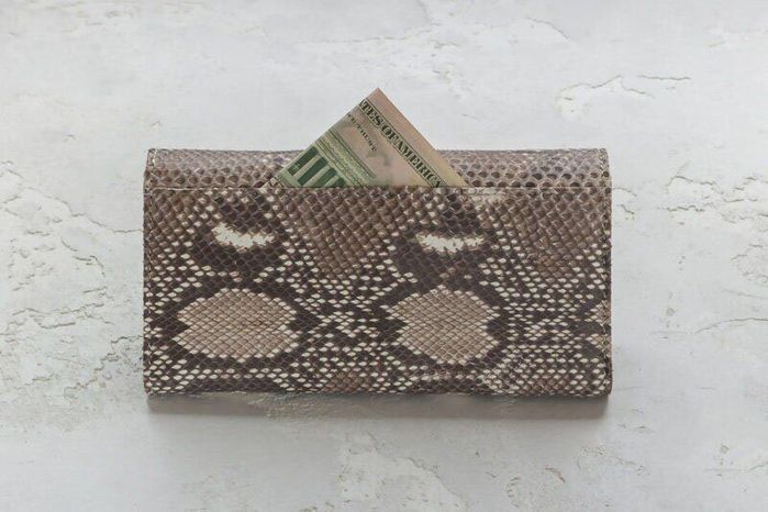 Жіночий гаманець зі шкіри пітона Ekzotic Leather snw 23 купити недорого в Ти Купи