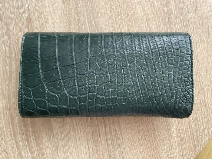 Кошелек из натуральной кожи крокодила Ekzotic Leather CW 95_3 купить недорого в Ты Купи
