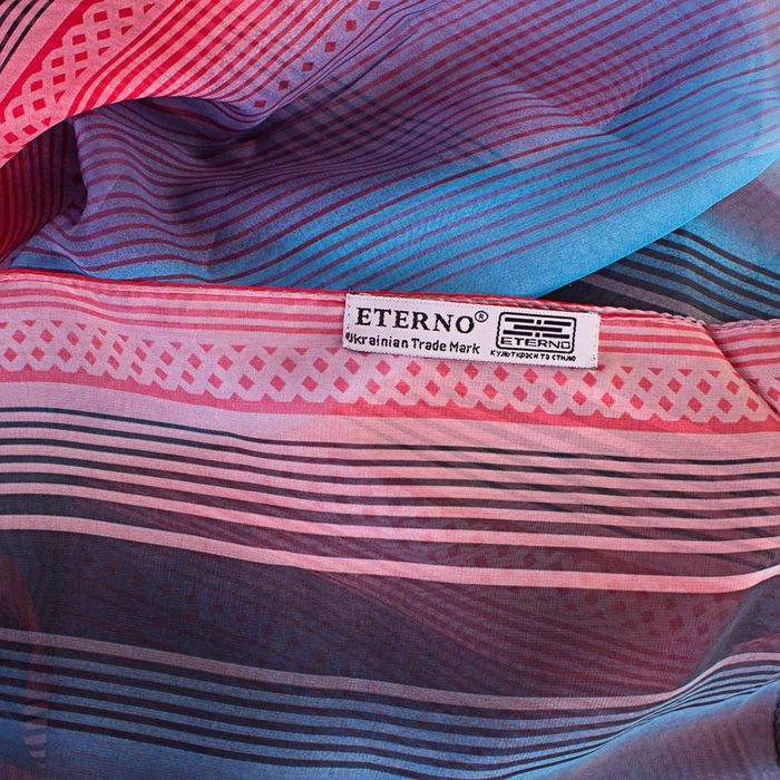 Женский разноцветный шарф из шифона ETERNO p-p-67 купить недорого в Ты Купи