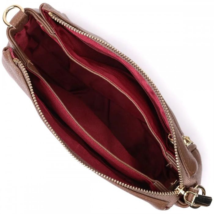 Молодіжна жіноча шкіряна сумка через плече Vintage 22288 купити недорого в Ти Купи