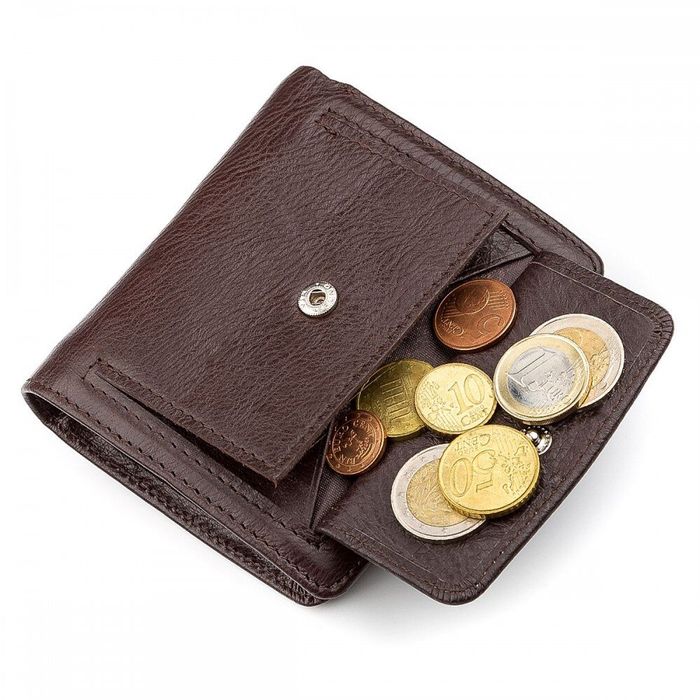 Жіночий шкіряний гаманець ST Leather 18497 (ST415) Чорний купити недорого в Ти Купи