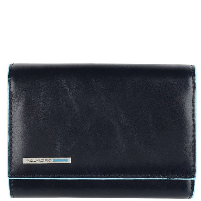 Шкіряний гаманець Piquadro Blue Square (B2) PD4145B2R_BLU2 купити недорого в Ти Купи