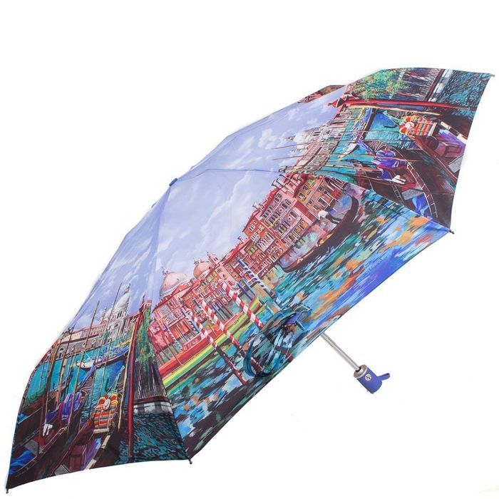 Жіночий різнокольоровий парасолька автомат з малюнком ZEST купити недорого в Ти Купи