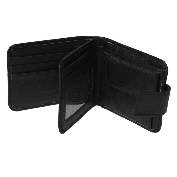Чоловічий шкіряний гаманець Horse Imperial k1029w-black купити недорого в Ти Купи