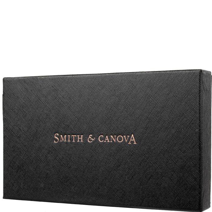 Женский кожаный кошелек SMITH CANOVA FUL-26801-green-brn купить недорого в Ты Купи