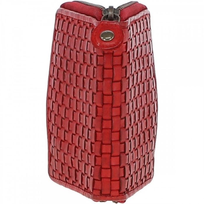 Женский кожаный кошелек Ashwood D80 Red купить недорого в Ты Купи