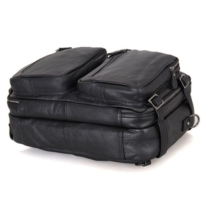 Мужская кожаная сумка-рюкзак John McDee jd7014a купить недорого в Ты Купи