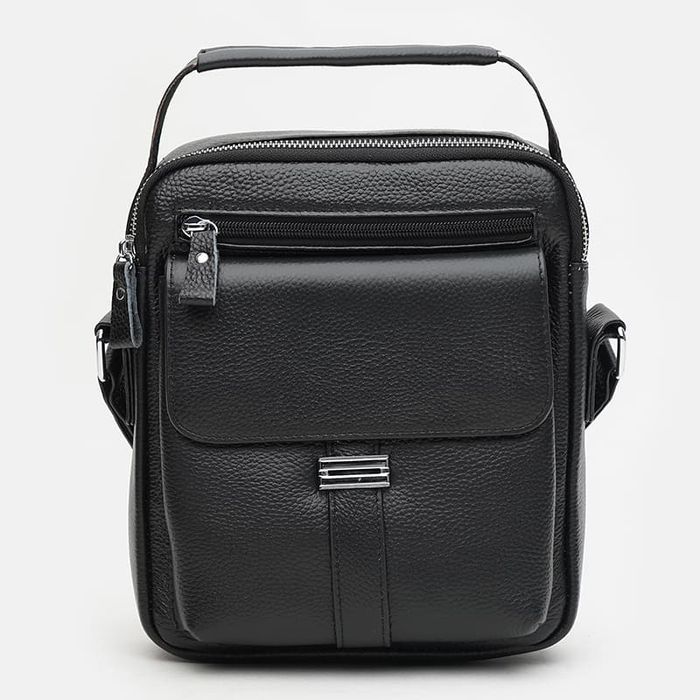 Мужская кожаная сумка Keizer K18207bl-black купить недорого в Ты Купи