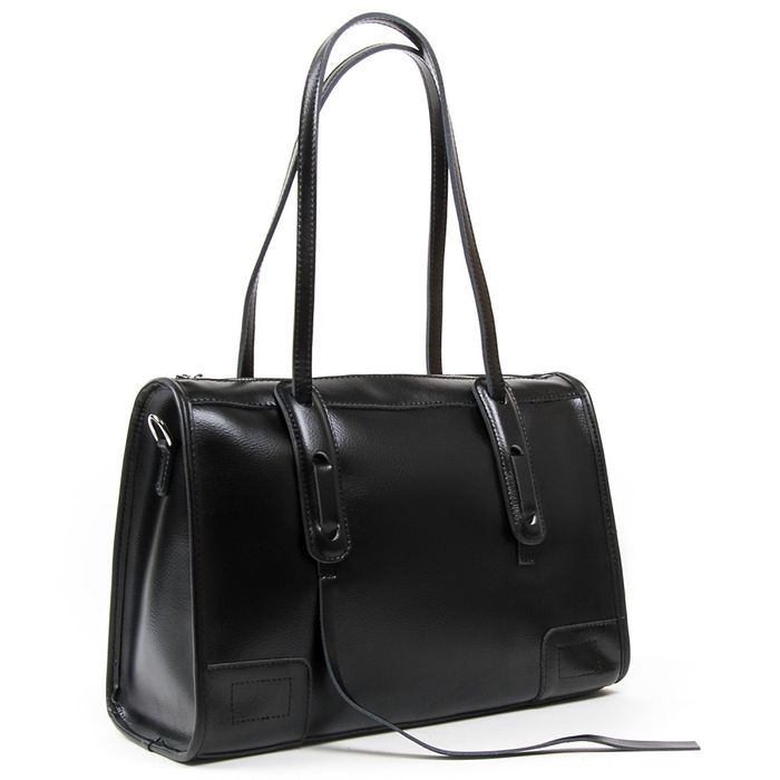 Жіноча шкіряна сумка ALEX RAI 05-01 8797 black купити недорого в Ти Купи