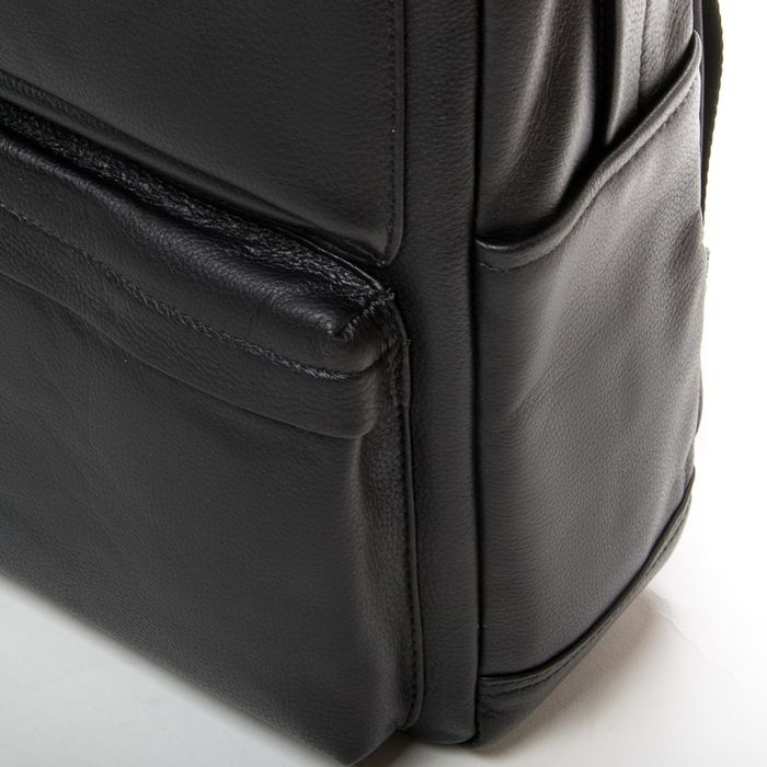 Рюкзак кожаный мужской BRETTON 2004-9 black купить недорого в Ты Купи