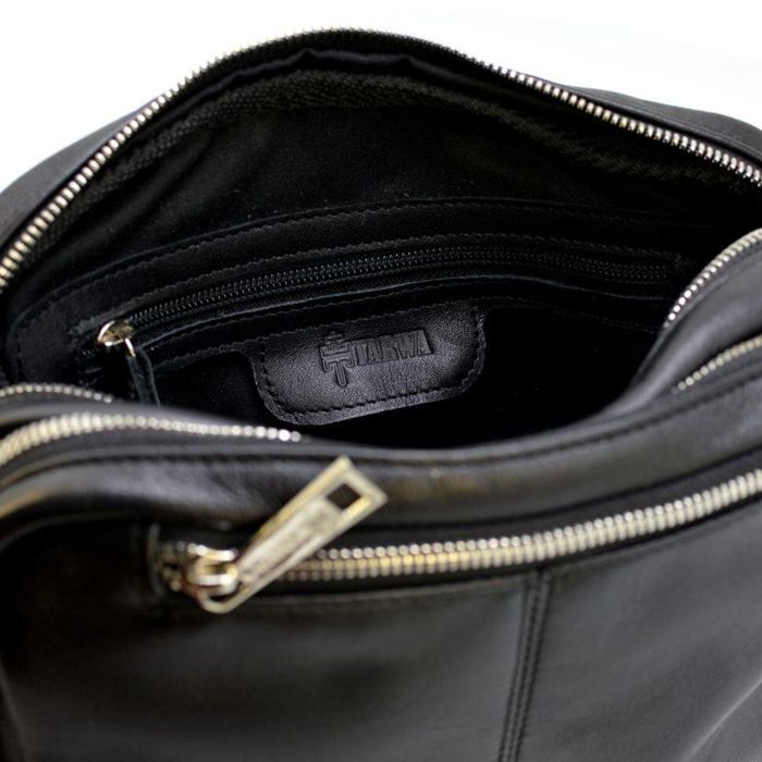 Мужская кожаная черная сумка TARWA ga-60121-3md купити недорого в Ти Купи