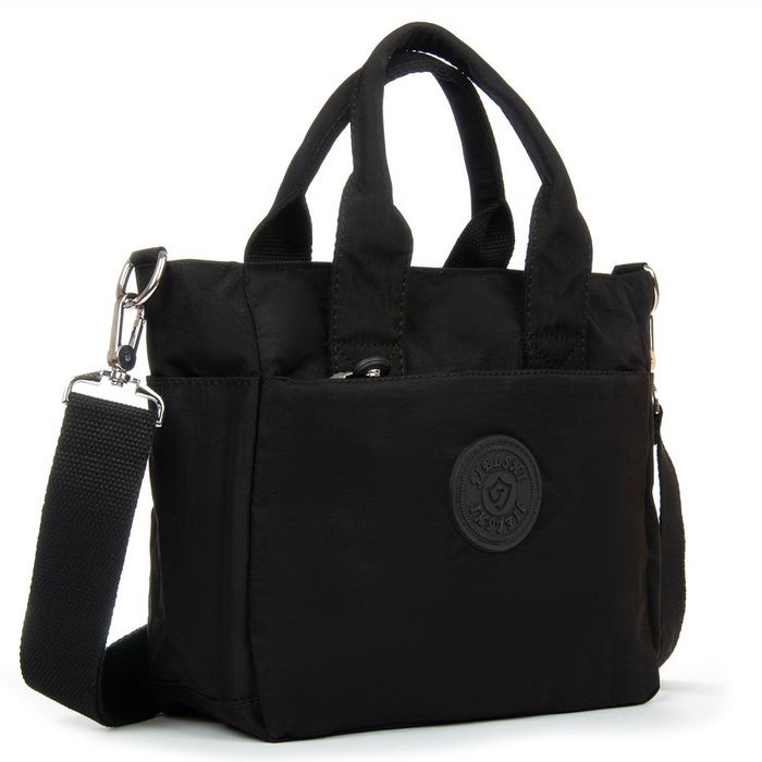 Женская летняя тканевая сумка Jielshi V9006 black купить недорого в Ты Купи