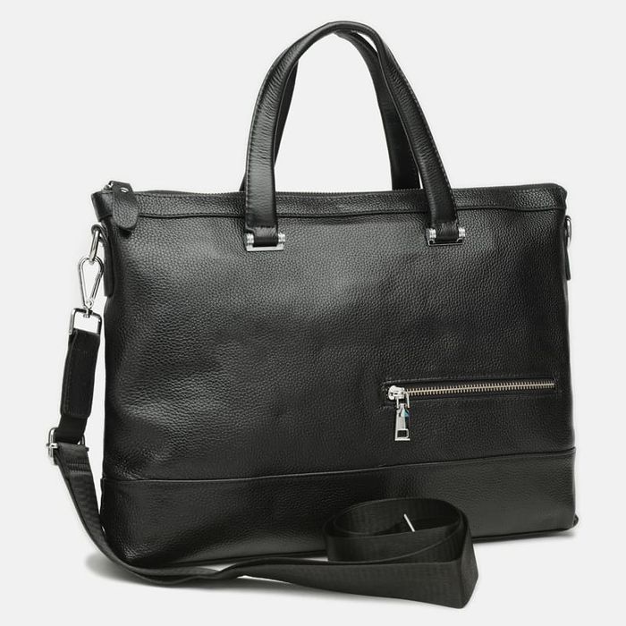 Чоловіча шкіряна сумка Keizer K19139a-1-black купити недорого в Ти Купи