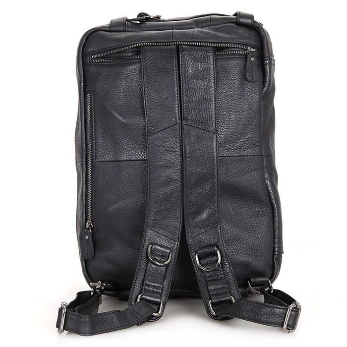 Мужская кожаная сумка-рюкзак John McDee jd7014a купить недорого в Ты Купи